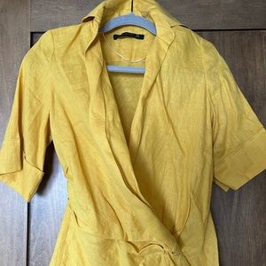 Mustard blouse